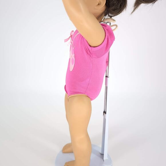Funrise Toy Corp Ballet Shoes Hot Pink Short Sleeved Bodysuit for 18" Dolls -GUC - Picture 2 of 12